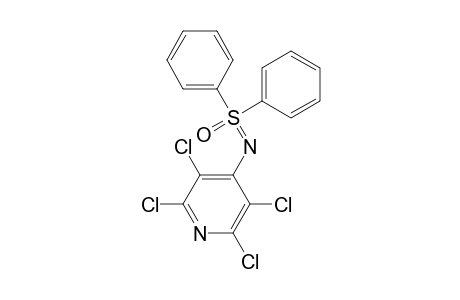 4-(S,S-Diphenylsulphoximino)-2,3,5,6-tetrachloropyridine