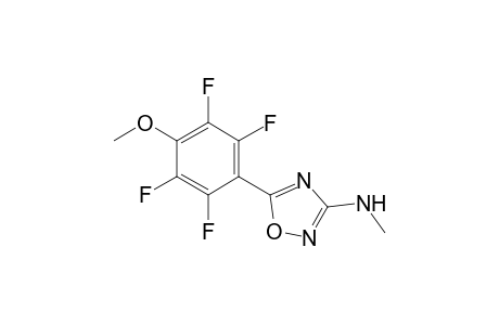 3-(N-Methylamino)-5-(2,3,5,6-tetrafluoro-4-methoxyphenyl)-1,2,4-oxadiazole