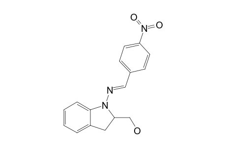 2-HYDROXYMETHYL-1-(4-NITROBENZYLIDENEAMINO)-INDOLINE