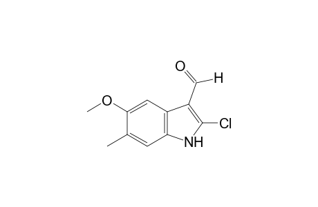 2-chloro-5-methoxy-6-methylindole-3-carboxaldehyde