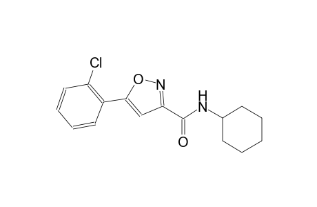 3-isoxazolecarboxamide, 5-(2-chlorophenyl)-N-cyclohexyl-