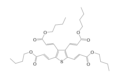 (2E,2'E,2''E,2'''E)-Tetrabutyl-3,3',3'',3'''-(thiophene-2,3,4,5-tetrayl)tetraacrylate