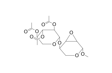 METHYL 2,3-ANHYDRO-4-O-(2,3,4-TRI-O-ACETYL-BETA-D-XYLOPYRANOSYL)-BETA-D-RIBOPYRANOSIDE