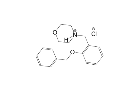4-[2-(benzyloxy)benzyl]morpholin-4-ium chloride