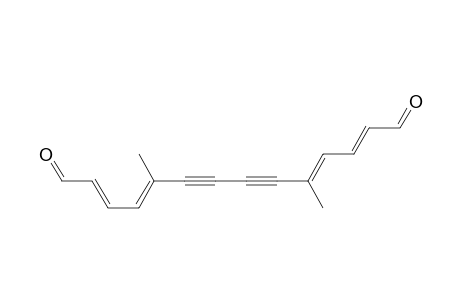 5,10-Dimethyl-2,4,10,12-tetradecatetraene-6,8-diynedial