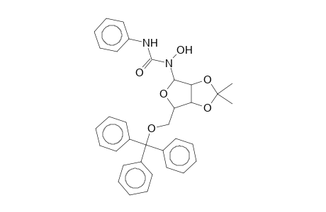 Urea, N-hydroxy-N-[6-(trityloxymethyl)-3,3-dimethyl-2,4,7-trioxabicyclo[3.3.0]octan-8-yl]-N'-phenyl-
