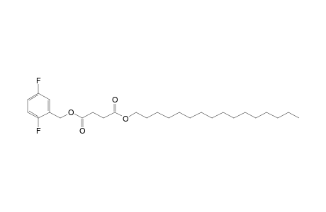 Succinic acid, 2,5-difluorobenzyl hexadecyl ester