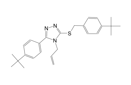 4-allyl-3-[(4-tert-butylbenzyl)sulfanyl]-5-(4-tert-butylphenyl)-4H-1,2,4-triazole