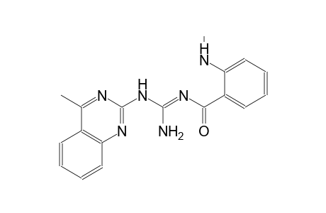 guanidine, N''-[(E)-[2-(methylamino)phenyl]oxomethyl]-N-(4-methyl-2-quinazolinyl)-