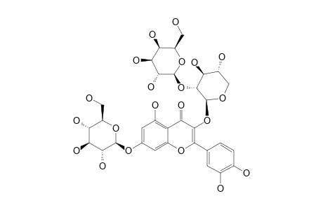 SYRIACATIN;QUERCETIN-7-O-BETA-GLUCOPYRANOSYL-3-O-BETA-D-GALACTOPYRANOSYL-(1>2)-BETA-D-XYLOPYRANOSIDE