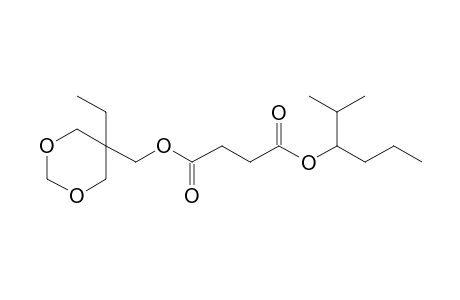 Succinic acid, (5-ethyl-1,3-dioxan-5-yl)methyl 2-methylhex-3-yl ester