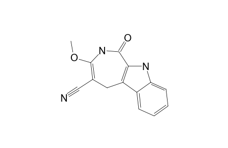 4-CYANO-3-METHOXY-1-OXO-[1,2,5,10]-TETRAHYDRO-AZEPINO-[3,4-B]-INDOLE