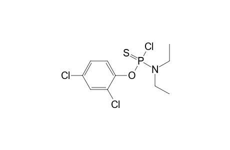 Phosphoramidochloridothioic acid, diethyl-, O-(2,4-dichlorophenyl)ester