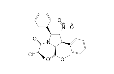 5(2S,3S,4R,5S)-Methyl 1-[(R)-2-chloropropanoyl]-4-nitro-3,5-diphenylpyrrolidine-2-carboxylate