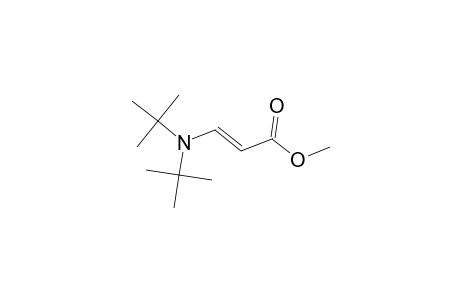 2-Propenoic acid, 3-[bis(1,1-dimethylethyl)amino]-, methyl ester