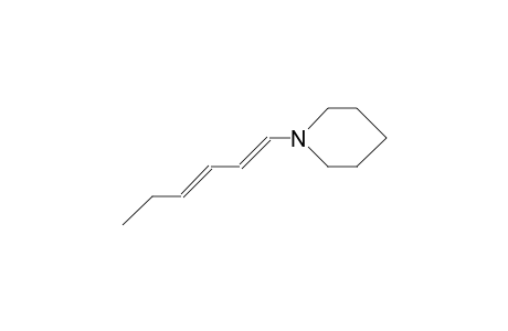 trans-1-(1,3-Cyclohexadienyl)-piperidine