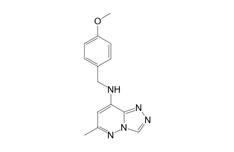 N-(4-Methoxybenzyl)-6-methyl-[1,2,4]triazolo[4,3-b]pyridazin-8-amine