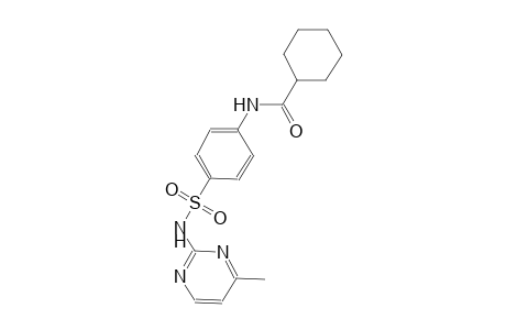 N-(4-{[(4-methyl-2-pyrimidinyl)amino]sulfonyl}phenyl)cyclohexanecarboxamide