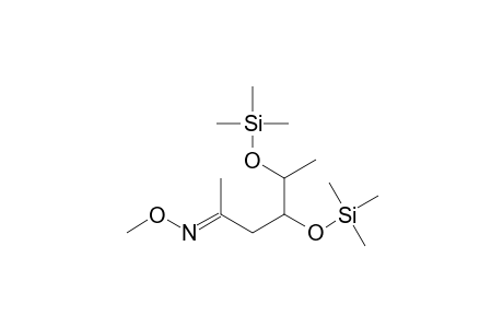 4,5-bis(O-trimethylsilyl)-2-hexanone methoxime