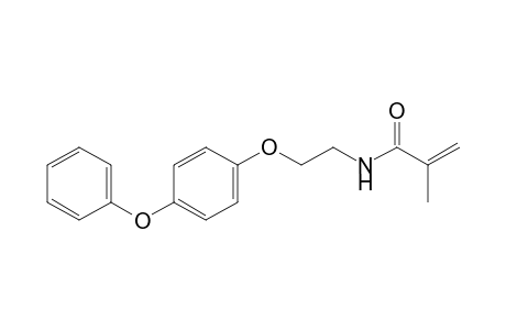 2-Propenamide, 2-methyl-N-[2-(4-phenoxyphenoxy)ethyl]-