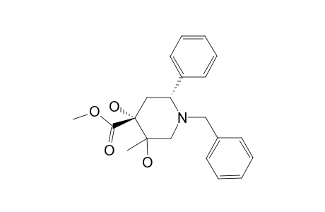 METHYL_1-E-BENZYL-3-E,4-E-DIHYDROXY-3-A-METHYL-6-E-PHENYLPIPERIDINE-4-A-CARBOXYLATE