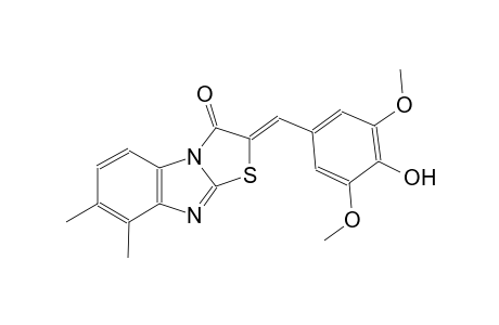 thiazolo[3,2-a]benzimidazol-3(2H)-one, 2-[(4-hydroxy-3,5-dimethoxyphenyl)methylene]-7,8-dimethyl-, (2Z)-