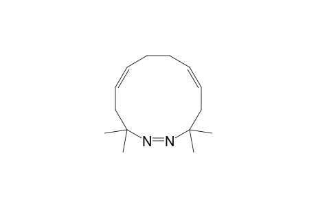 3,3,12,12-tetramethyl-1,2-diaza-1,5,9-cyclododecatriene