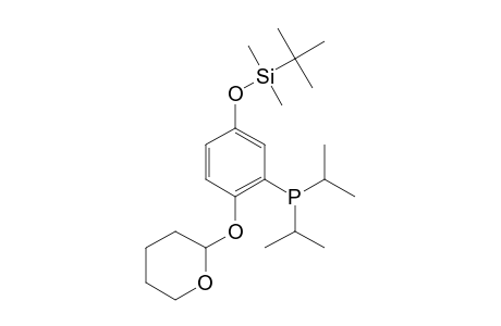[5-(tert-Butyldimethylsiloxy)-2-(tetrahydropyran-2-yloxy)phenyl]diisopropylphosphane