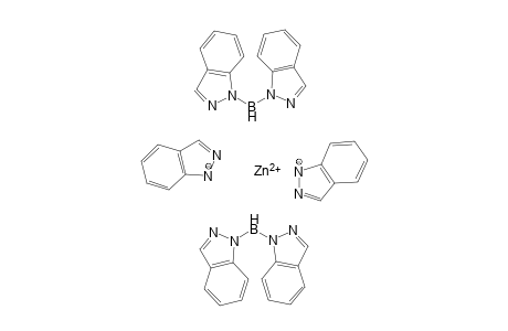 Zinc(II) bis[di(indazol-1-yl)borane indazol-1-ide]