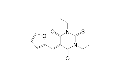 1,3-diethyl-5-(2-furylmethylene)-2-thioxodihydro-4,6(1H,5H)-pyrimidinedione