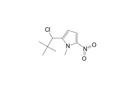 1H-Pyrrole, 2-(1-chloro-2,2-dimethylpropyl)-1-methyl-5-nitro-