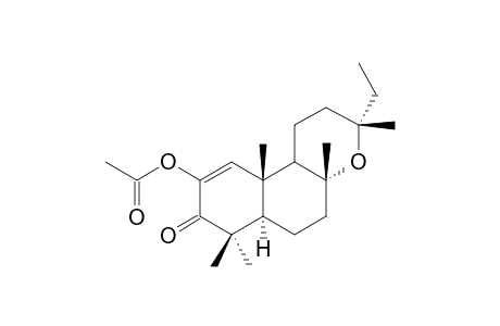 2-Acetoxy-8,13-epoxylabd-1-en-3-one