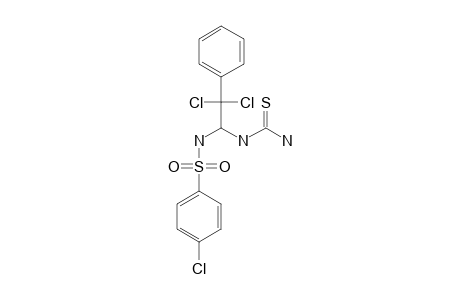 N-[1-(4-CHLOROBENZENE)-SULFONAMIDO-2-PHENYL-2,2-DICHLOROETHYL]-THIOCARBAMIDE