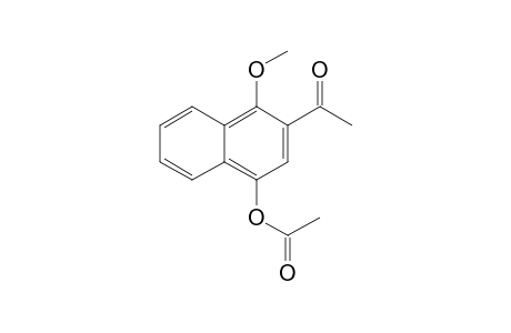 (3-acetyl-4-methoxy-1-naphthyl) acetate