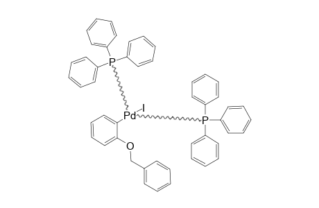 TRANS-IODO-[2-(PHENYLMETHOXY)-PHENYL]-BIS-(TRIPHENYLPHOSPHINE)-PALLADIUM