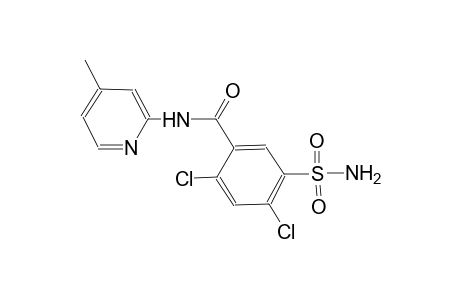 5-(aminosulfonyl)-2,4-dichloro-N-(4-methyl-2-pyridinyl)benzamide