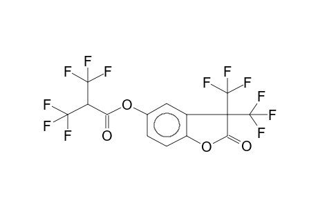 2-BIS(TRIFLUOROMETHYL)CARBOXYMETHYL-4-(ALPHA-HYDROHEXAFLUOROISOBUTYROYLOXY)PHENOL, LACTONE