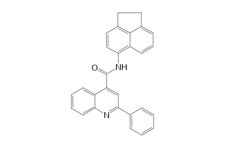 4-Quinolinecarboxamide, N-(1,2-dihydro-5-acenaphthylenyl)-2-phenyl-