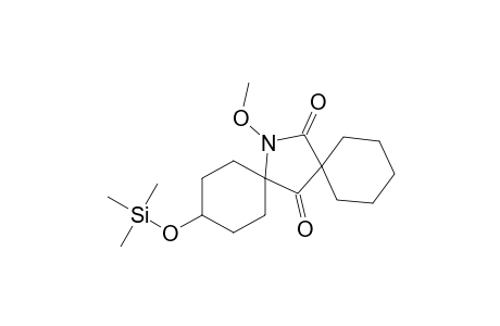 14-Azadispiro[5.1.5.2]pentadecane-7,15-dione, 14-methoxy-11-[(trimethylsilyl)oxy]-