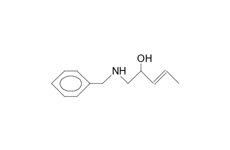 (E)-1-Benzylamino-3-penten-2-ol