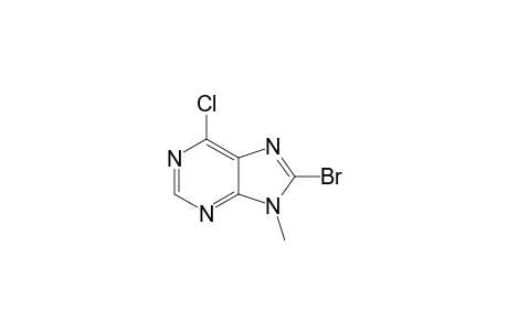 9-Methyl-8-bromo-6-chloro-9H-purine