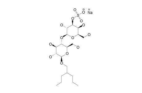 2-(PROPYL)-PENTYL-O-(3-O-SULFO-BETA-D-GALACTOPYRANOSYL)-(1->4)-BETA-D-GLUCOPYRANOSIDE-SODIUM-SALT