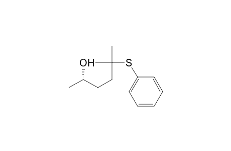 (2S)-5-methyl-5-(phenylthio)-2-hexanol