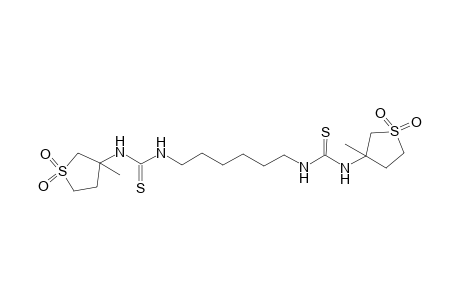 N-(3-methyl-1,1-dioxidotetrahydro-3-thienyl)-N'-[6-({[(3-methyl-1,1-dioxidotetrahydro-3-thienyl)amino]carbothioyl}amino)hexyl]thiourea