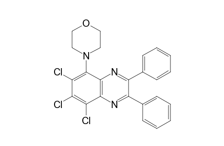 2,3-diphenyl-5-morpholino-6,7,8-trichloroquinoxaline