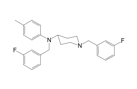 N,1-Bis(3-fluorobenzyl)-N-(4-methylphenyl)piperidin-4-amine