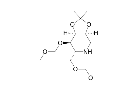 (2R,3R,4S,5S)-4,5-(isopropylidenedioxy)-3-(methoxymethoxy)-2-[(methoxymethoxy)methyl]piperidine