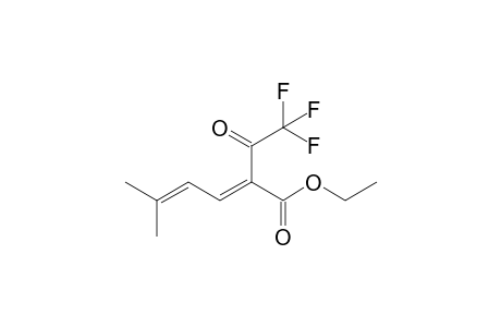 Ethyl (2E)-2-trifluoroacetyl-5-methyl-2,4-hexadienoate