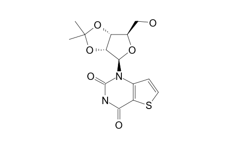 1-(2,3-O-ISOPROPYLIDENE-BETA-D-RIBOFURANOSYL)-THIENO-[3.2-D]-PYRIMIDINE-2,4-DIONE
