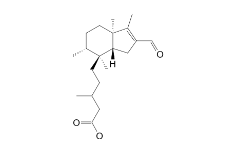 DUNNIANA-ACID-B;3,4-SECO-3-OXO-2(4)-CLERODEN-15-OIC-ACID